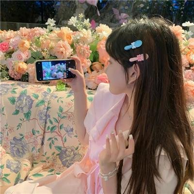 头发松散
